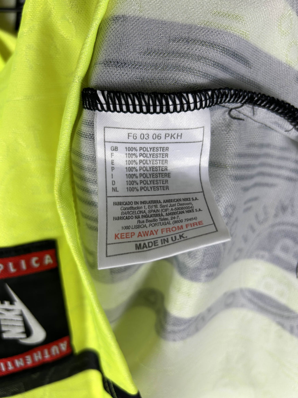 BORUSSIA DORTMUND 1996/97 HOME SHIRT (M) NIKE