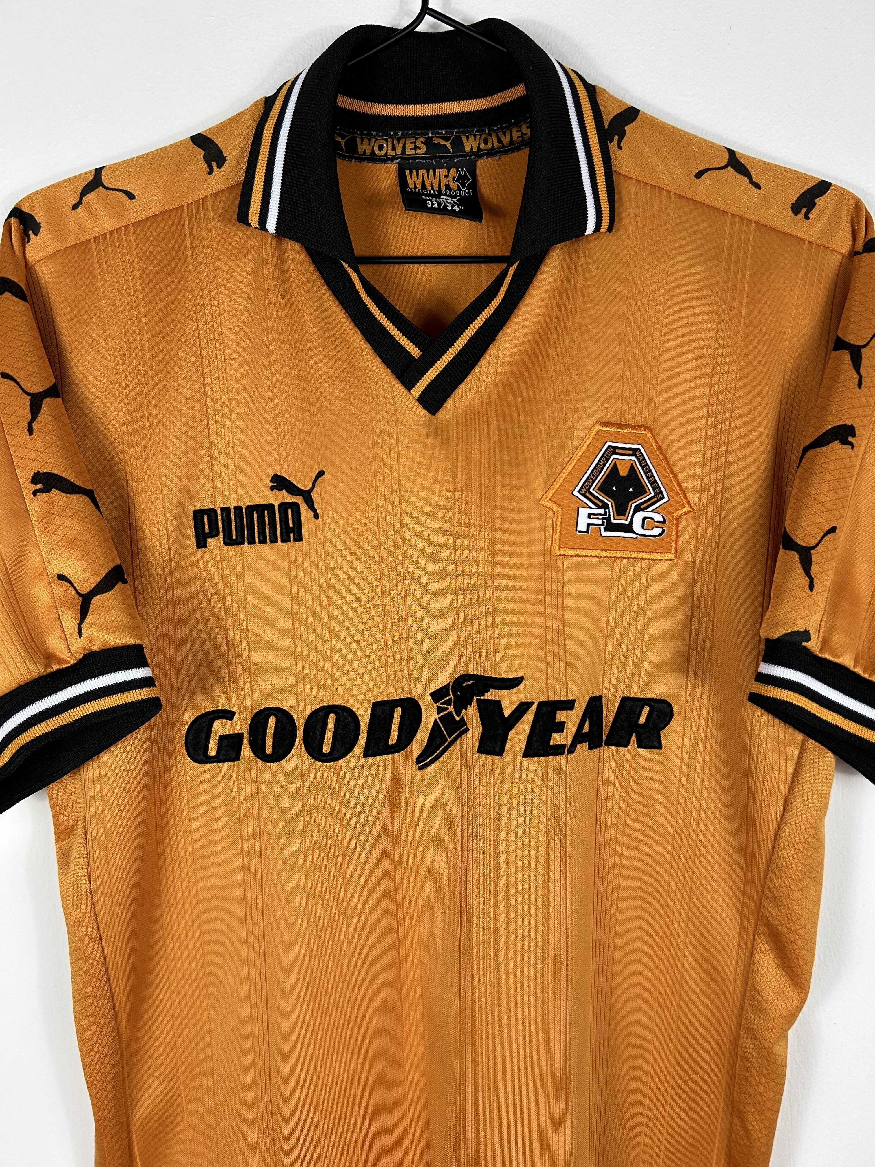 WOLVERHAMPTON 1998/00 HOME SHIRT (S) PUMA