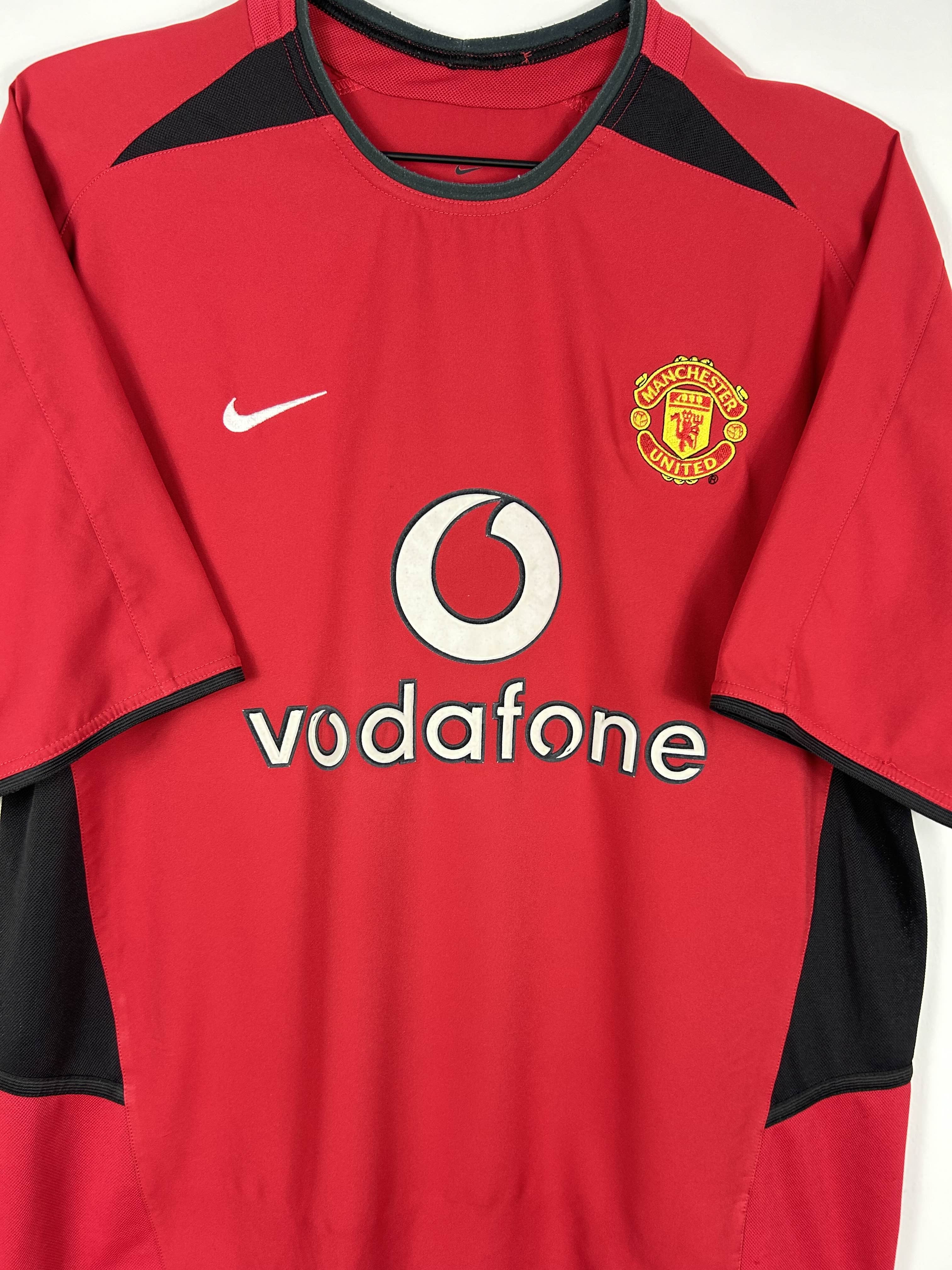 MANCHESTER UNITED 2002/04 HOME SHIRT (M) NIKE