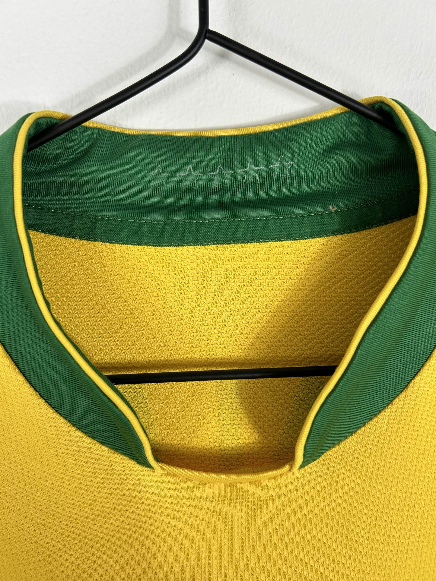 BRAZIL 2006 RONALDINHO #10 HOME SHIRT (M) NIKE