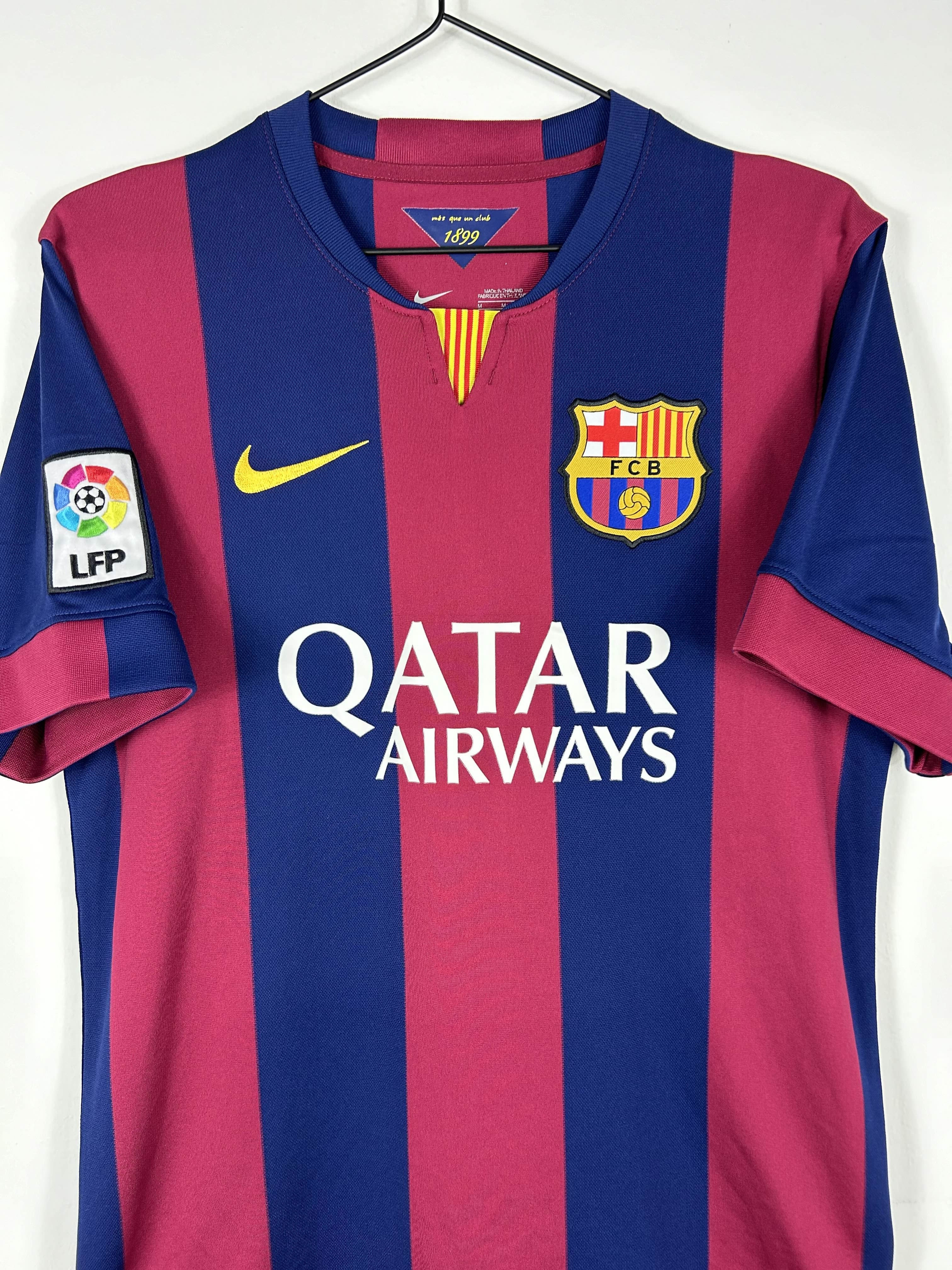 BARCELONA 2014/15 MESSI #10 HOME SHIRT (M) NIKE