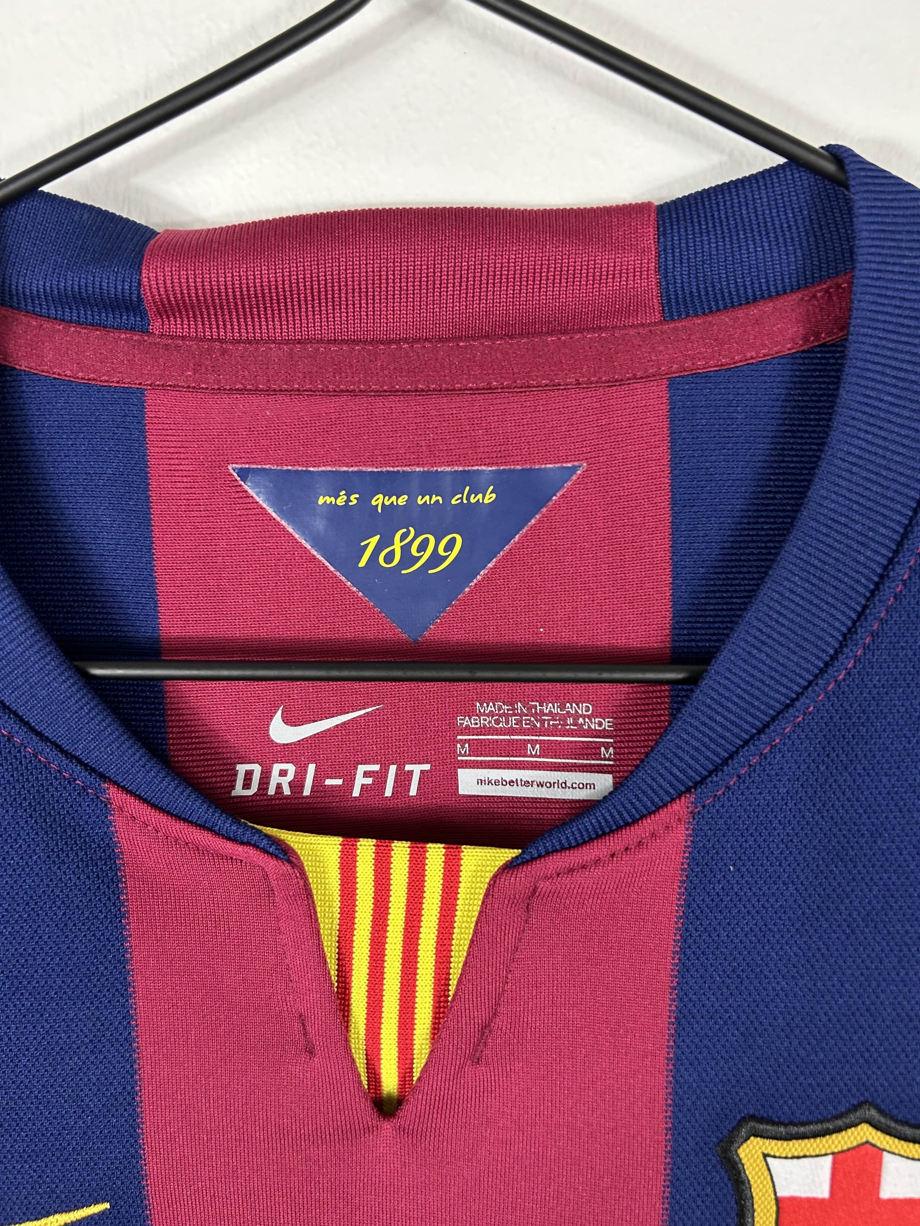 BARCELONA 2014/15 MESSI #10 HOME SHIRT (M) NIKE