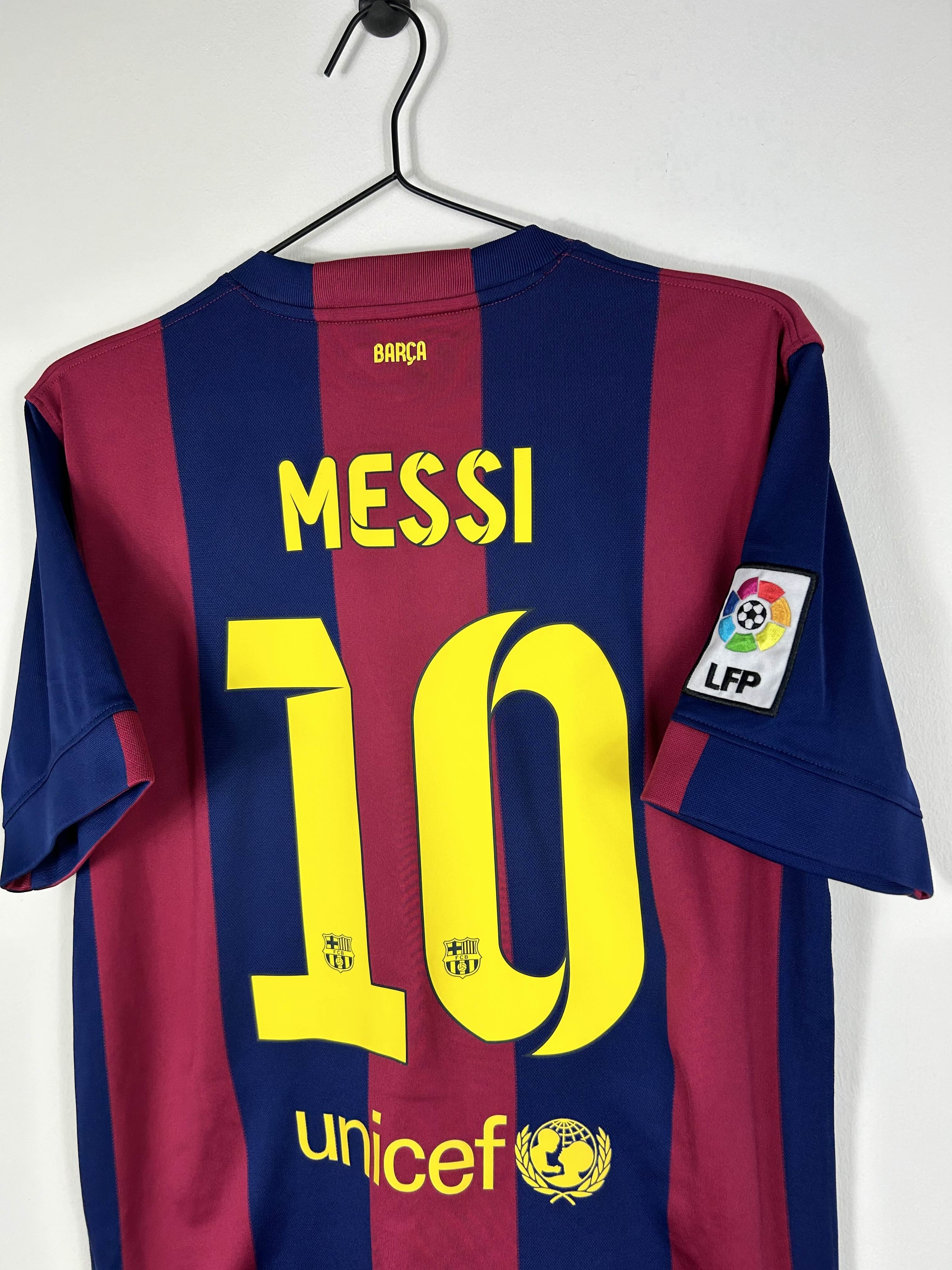 BARCELONA 2014/15 MESSI #10 HOME SHIRT (M) NIKE
