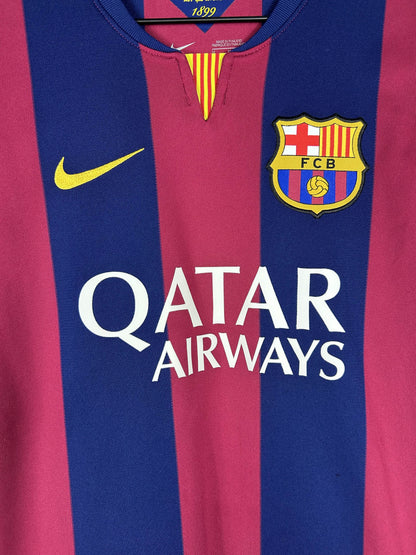 BARCELONA 2014/15 NEYMAR #11 HOME SHIRT (M) NIKE