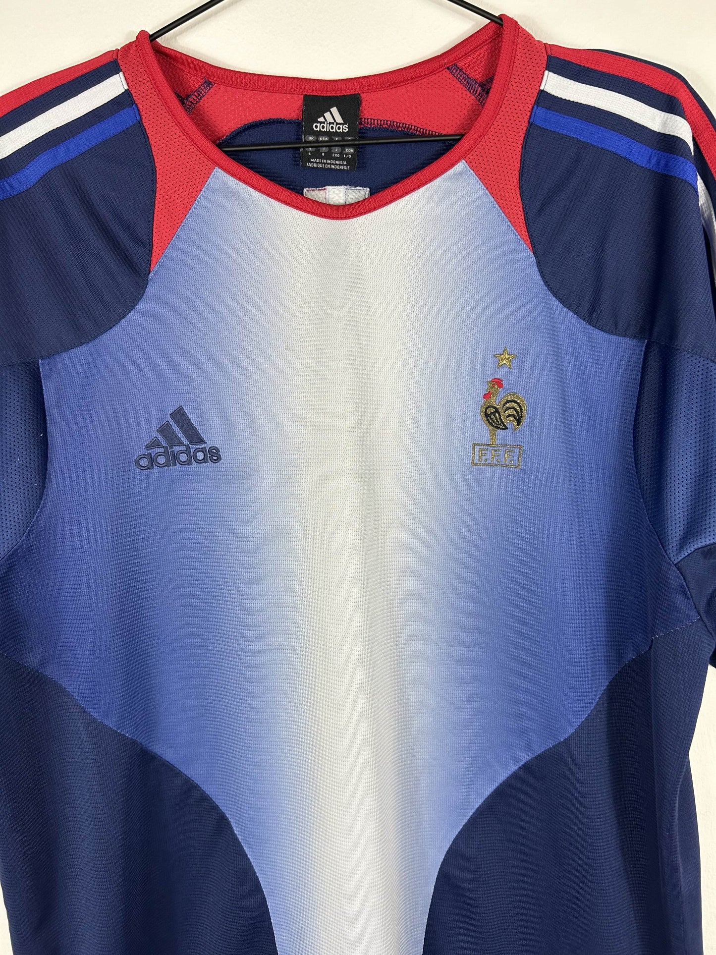 FRANCE 2004 TRAINING SHIRT (L) ADIDAS