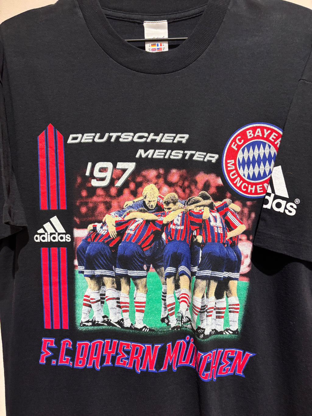 BAYERN MUNICH 1997 CHAMPION SHIRT (M) ADIDAS