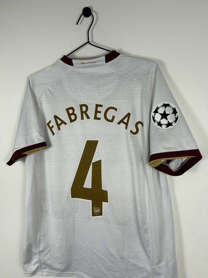 ARSENAL 2007/08 FABREGAS #4 UCL AWAY SHIRT (M) NIKE