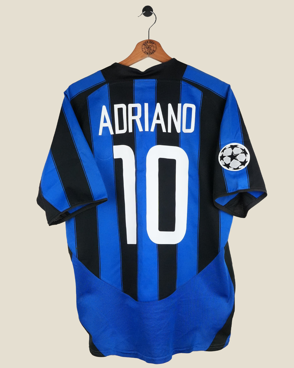 INTER MILAN 2003/04 ADRIANO UCL HOME SHIRT (M) NIKE