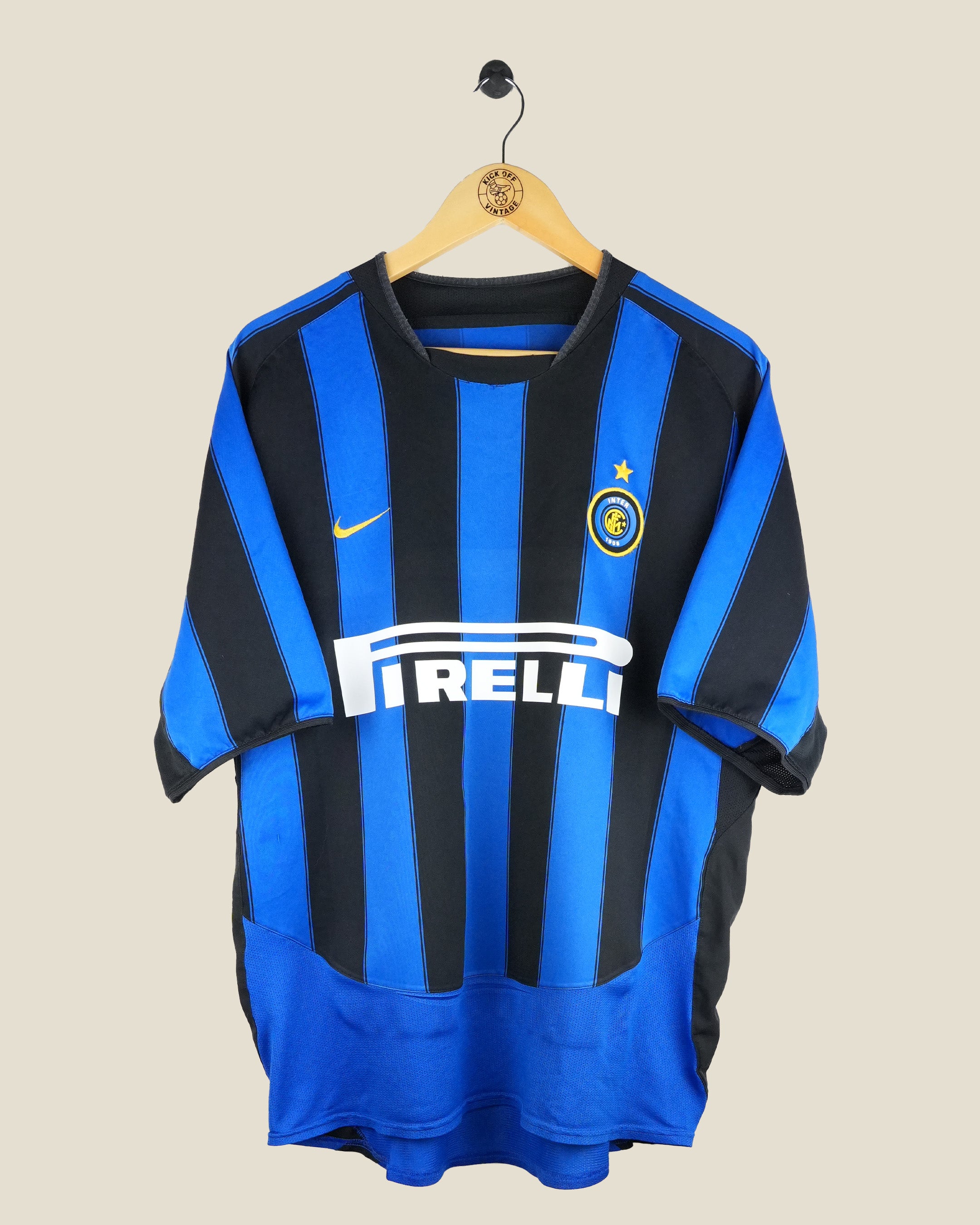 INTER MILAN 2003/04 ADRIANO HOME SHIRT (XL) NIKE