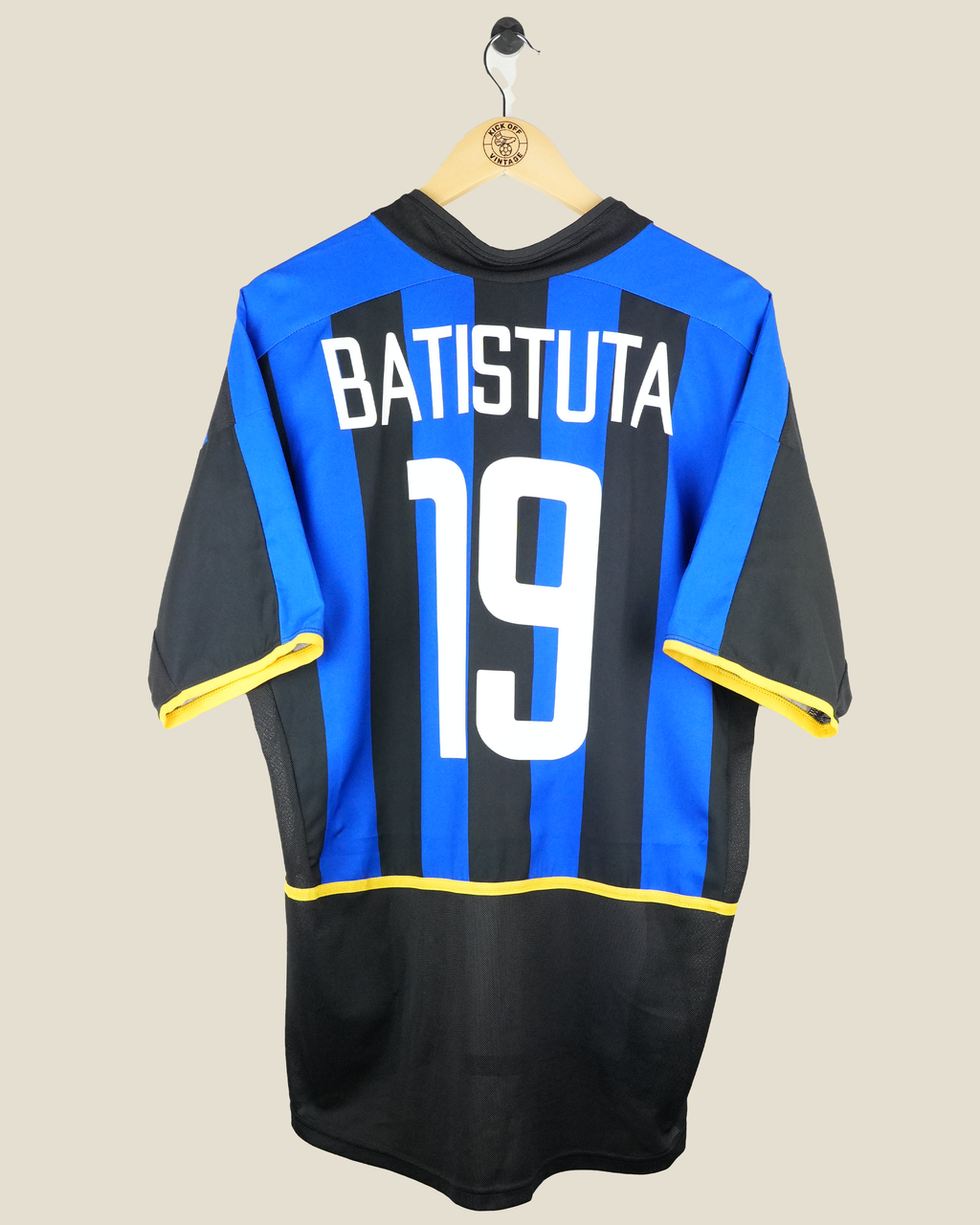 INTER MILAN 2002/03 BATISTUTA HOME SHIRT (L) NIKE
