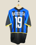 INTER MILAN 2002/03 BATISTUTA HOME SHIRT (L) NIKE