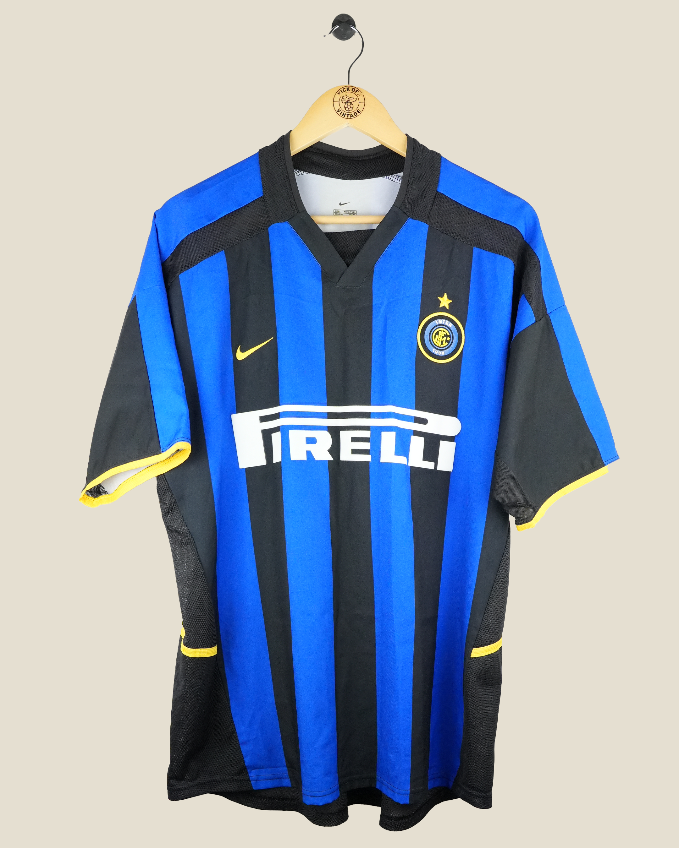 INTER MILAN 2002/03 BATISTUTA HOME SHIRT (L) NIKE