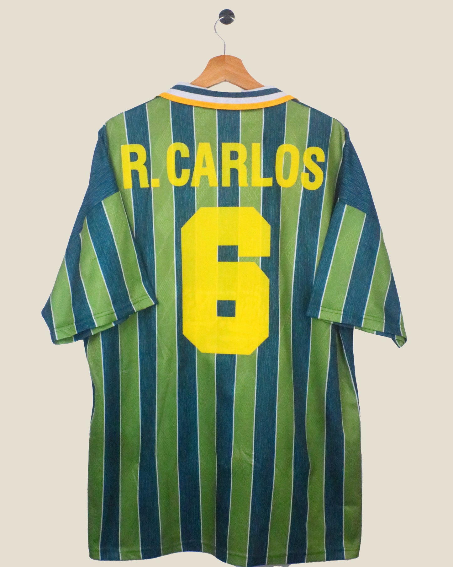 INTER MILAN 1995/96 CARLOS #6 AWAY (XL) UMBRO