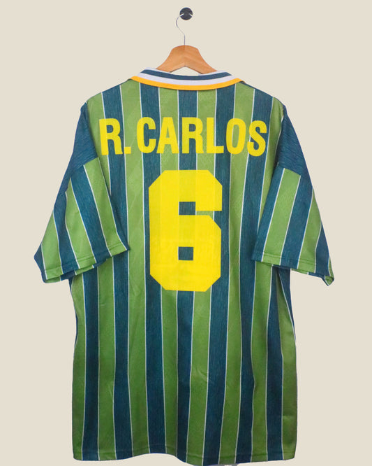 INTER MILAN 1995/96 CARLOS #6 AWAY (XL) UMBRO