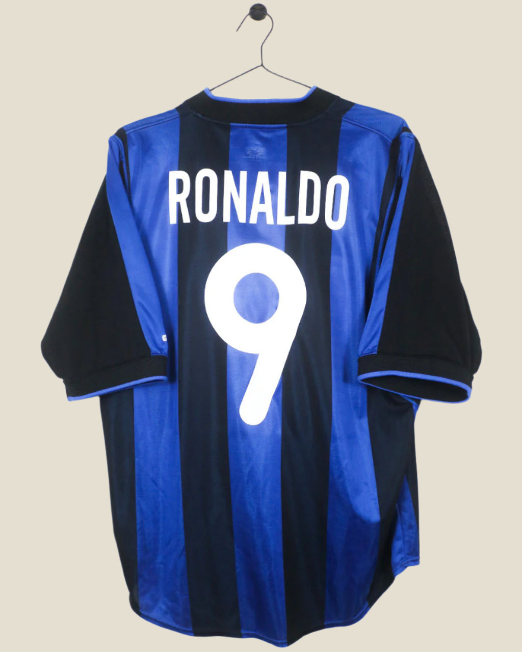 INTER MILAN 2000/01 RONALDO #9 HOME SHIRT (L) NIKE