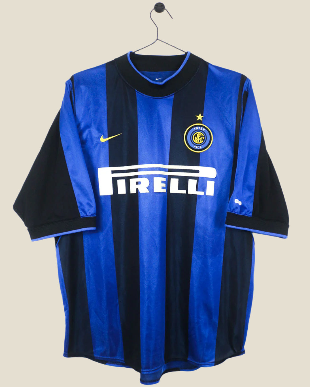 INTER MILAN 2000/01 RONALDO #9 HOME SHIRT (L) NIKE