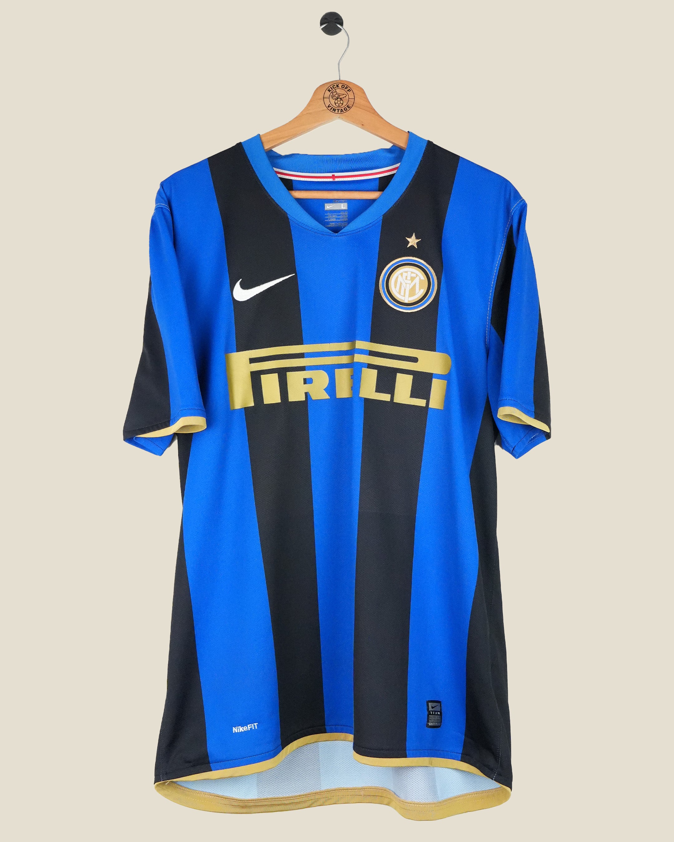 INTER MILAN 2008/09 IBRAHIMOVIC HOME SHIRT (L) NIKE