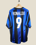 INTER MILAN 1999/00 RONALDO HOME SHIRT (XL) NIKE