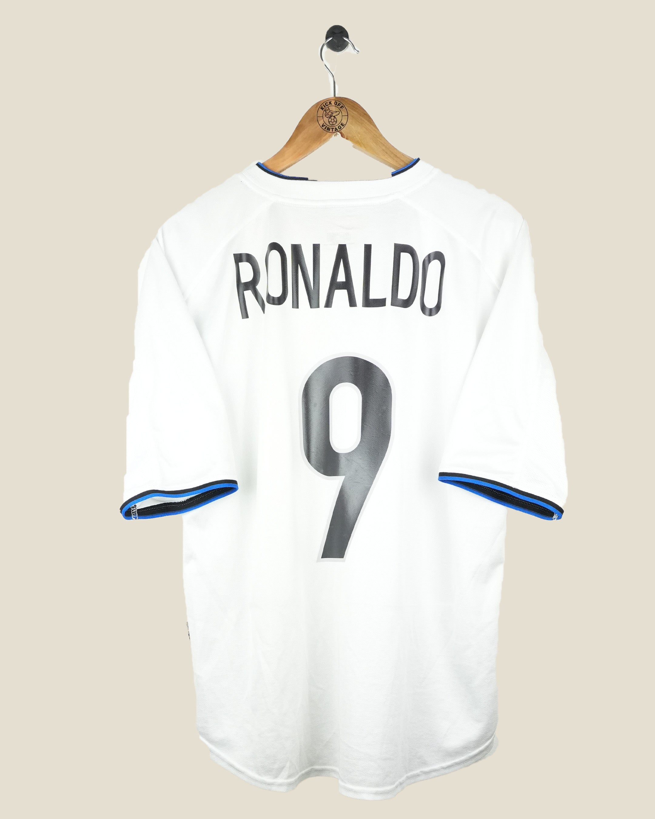 INTER MILAN 1999/00 RONALDO AWAY SHIRT (L) NIKE