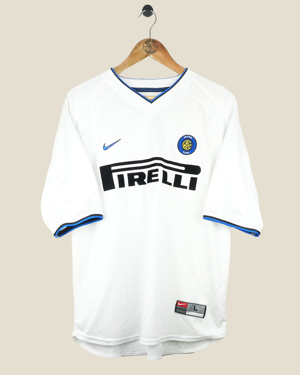INTER MILAN 1999/00 RONALDO AWAY SHIRT (L) NIKE