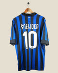 INTER MILAN 2011/12 SNEIJDER HOME SHIRT (L) NIKE