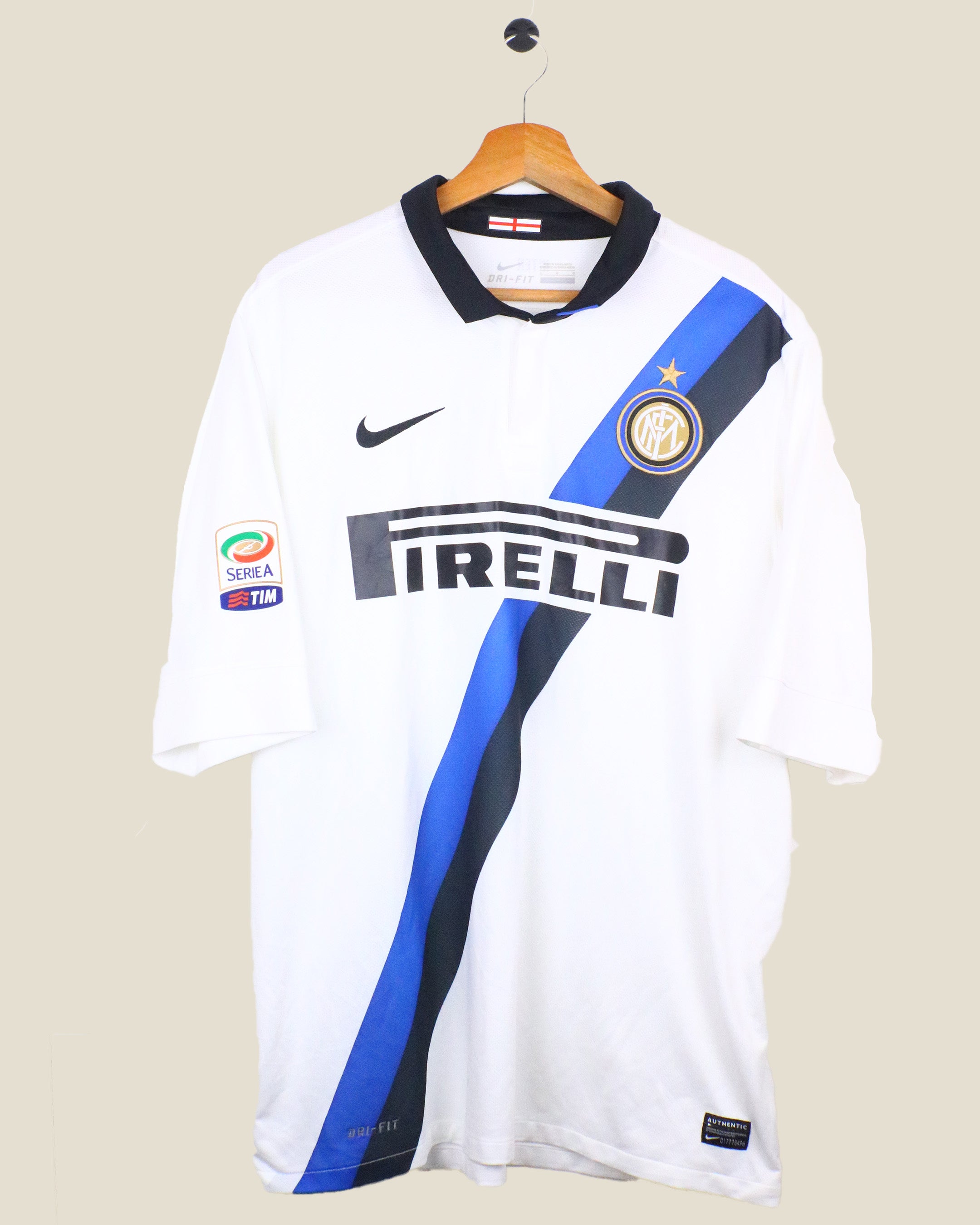INTER MILAN 2011/12 ZANETTI #4 AWAY (L) NIKE