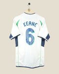 IRELAND 2002 KEANE AWAY SHIRT (L) UMBRO