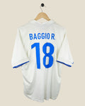 ITALY 1998 BAGGIO AWAY SHIRT (M) NIKE