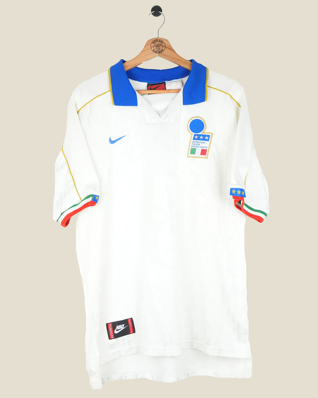 ITALY 1995 AWAY SHIRT (L) NIKE