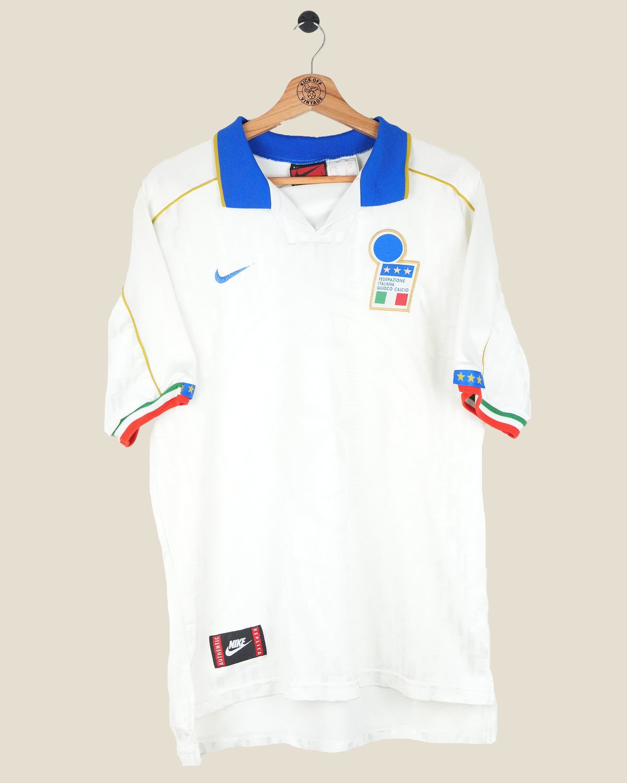 ITALY 1995 AWAY SHIRT (L) NIKE