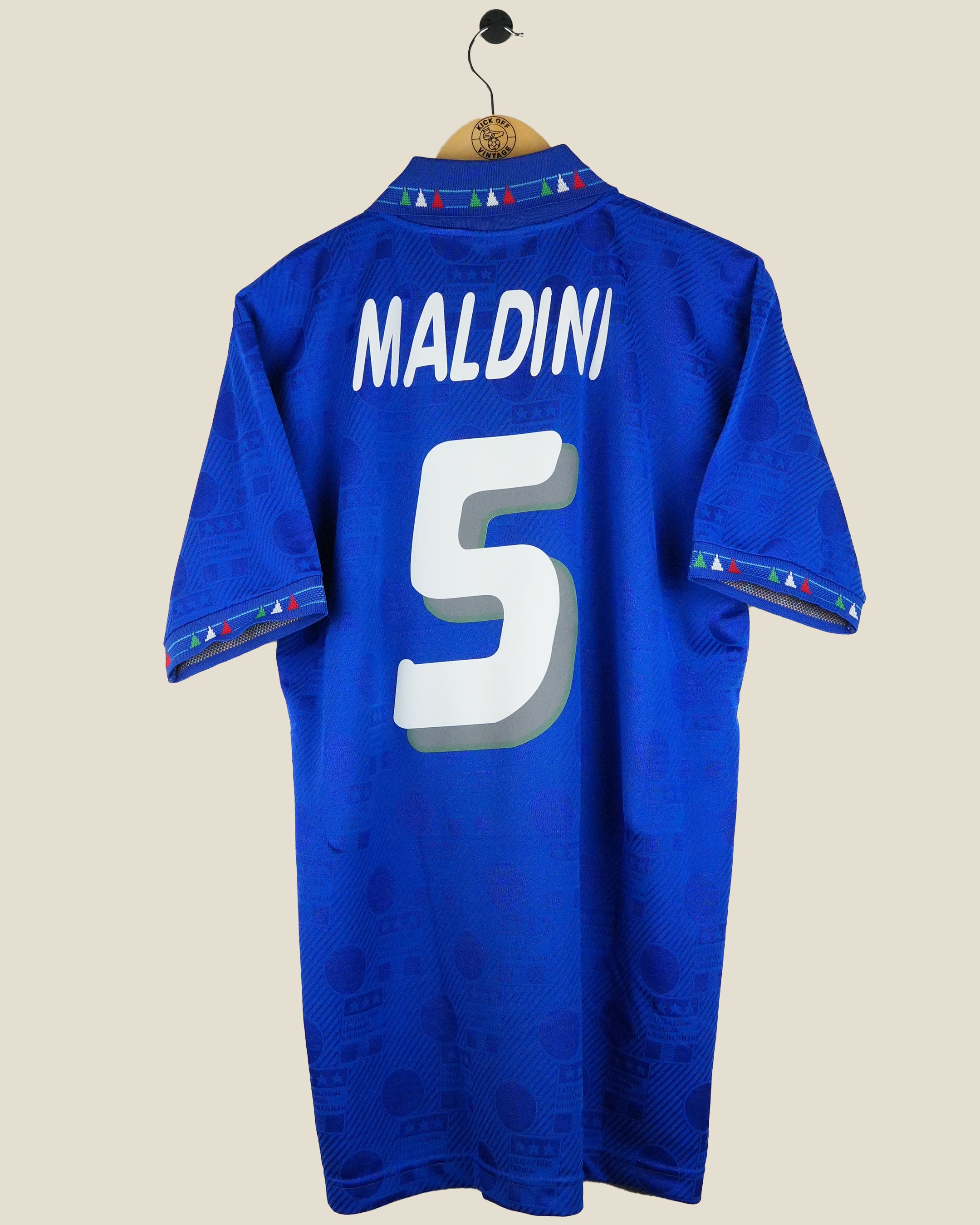 ITALY 1994 MALDINI HOME SHIRT (XL) DIADORA