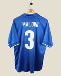 ITALY 1998 MALDINI HOME SHIRT (L) NIKE