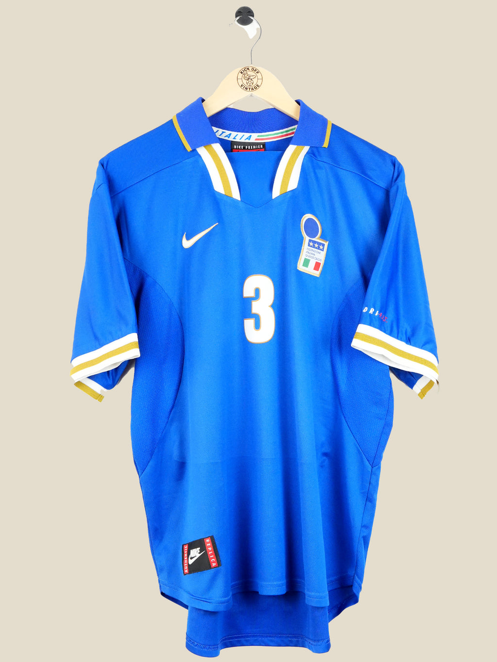 ITALY 1996 MALDINI HOME (L) NIKE