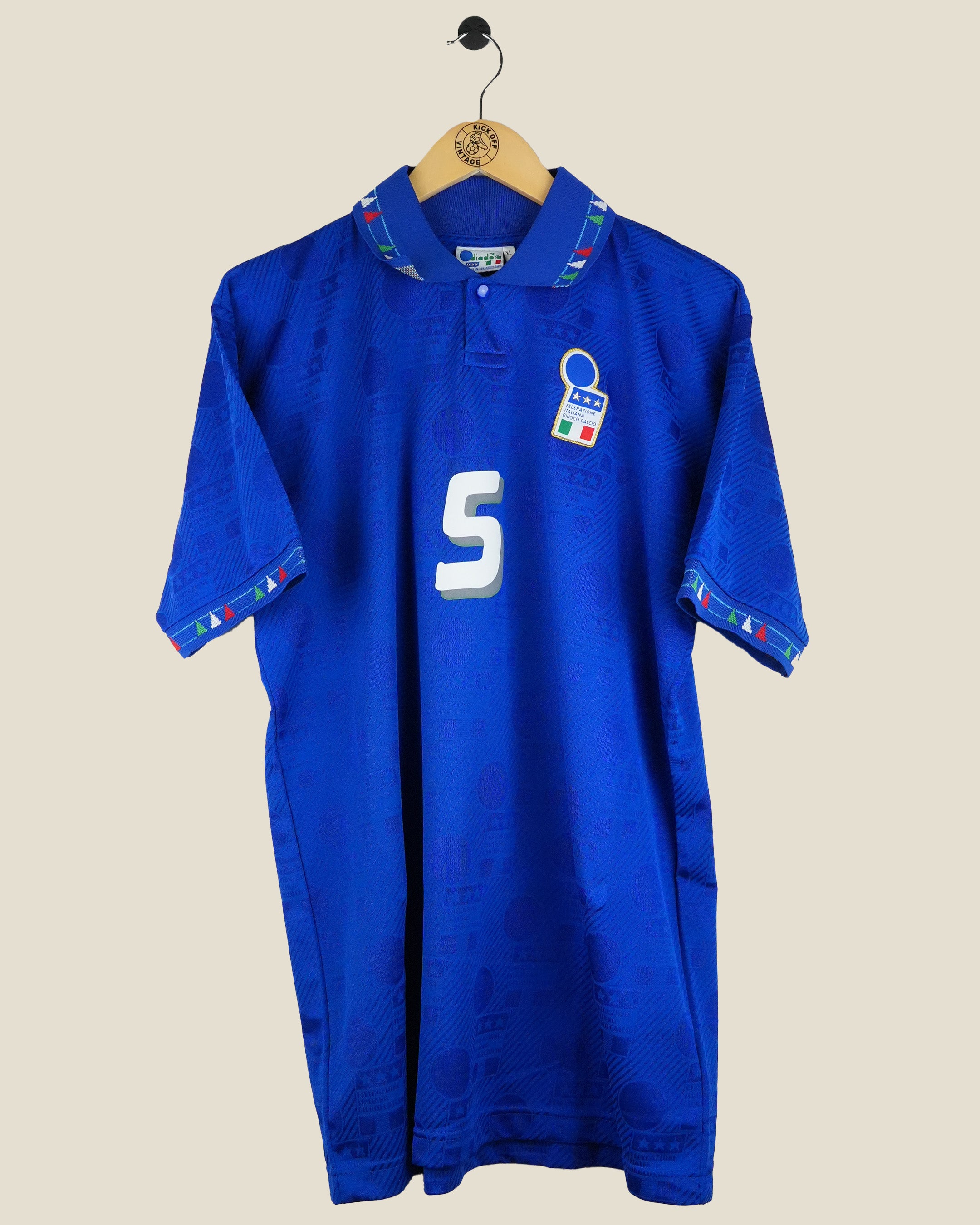 ITALY 1994 MALDINI HOME SHIRT (XL) DIADORA