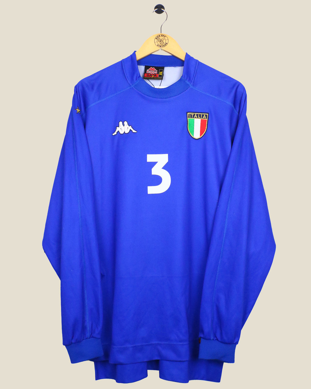 ITALY 1999 MALDINI HOME L/S (XL) KAPPA