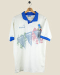 ITALY 1992/93 TRAINING SHIRT (L) DIADORA