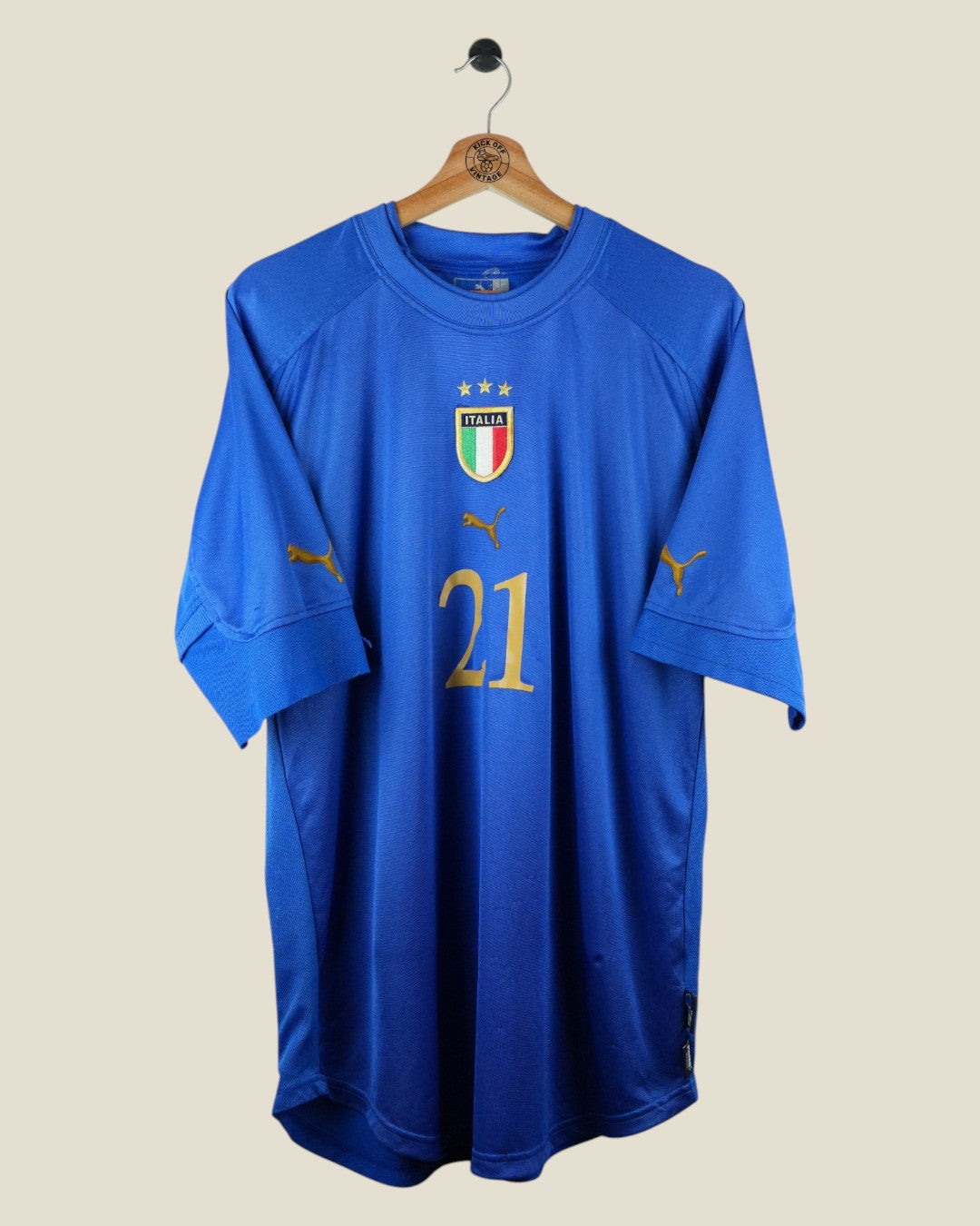 ITALY 2004 PIRLO HOME SHIRT (XL) PUMA