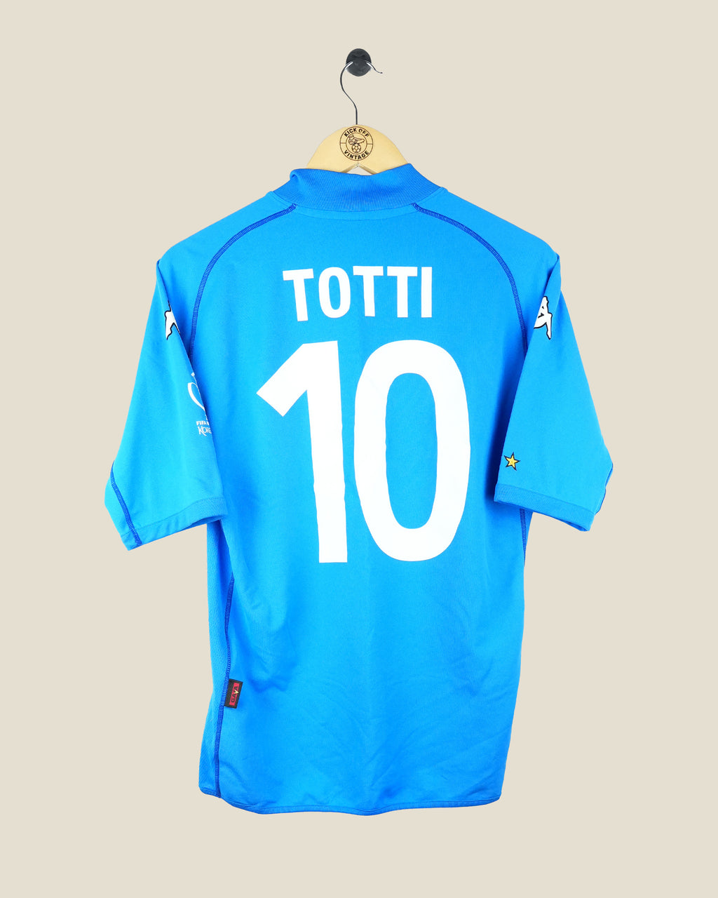 ITALY 2002 TOTTI HOME WORLD CUP SHIRT (M) KAPPA