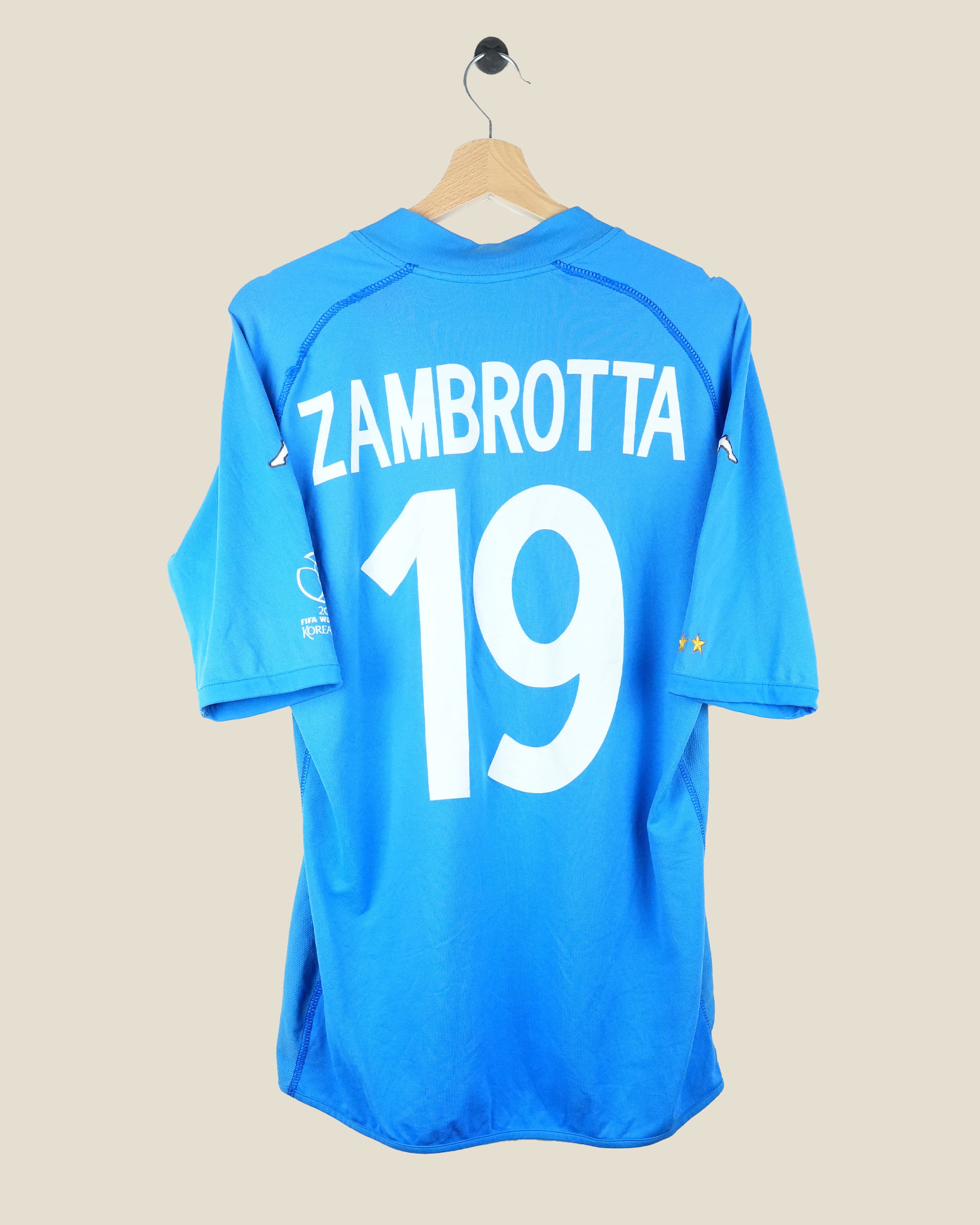 ITALY 2002 ZAMBROTTA HOME WORLD CUP SHIRT (XL) KAPPA