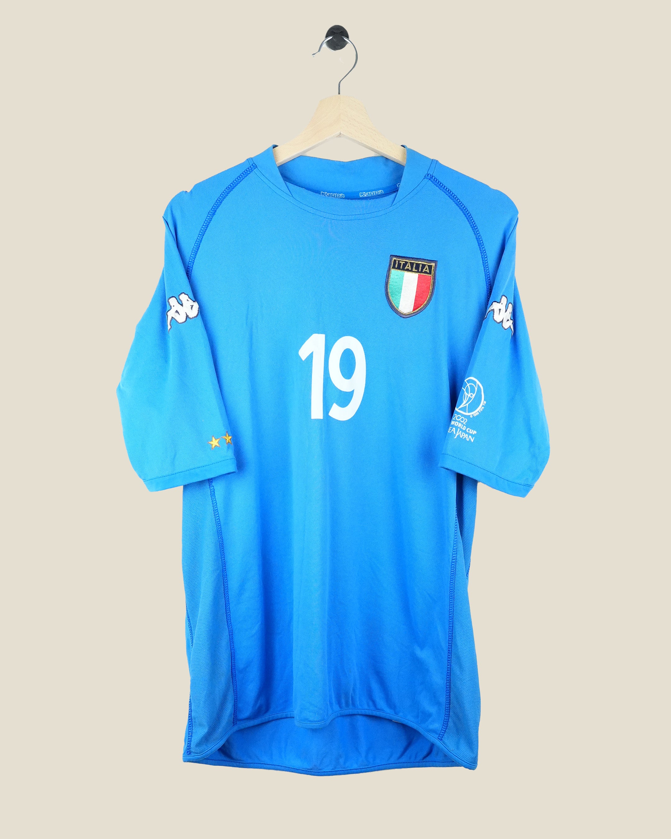 ITALY 2002 ZAMBROTTA HOME WORLD CUP SHIRT (XL) KAPPA