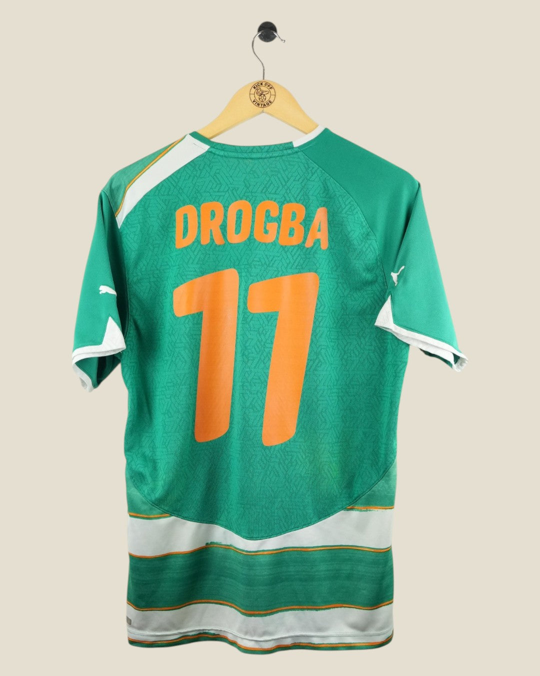 IVORY COAST 2010 DROGBA AWAY SHIRT (M/L) PUMA