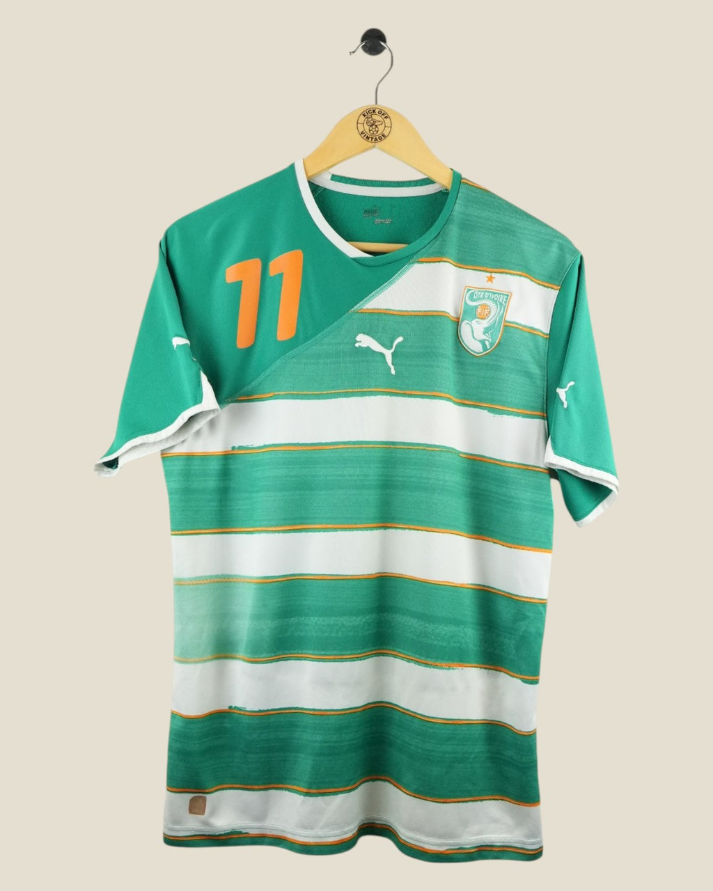 IVORY COAST 2010 DROGBA AWAY SHIRT (M/L) PUMA