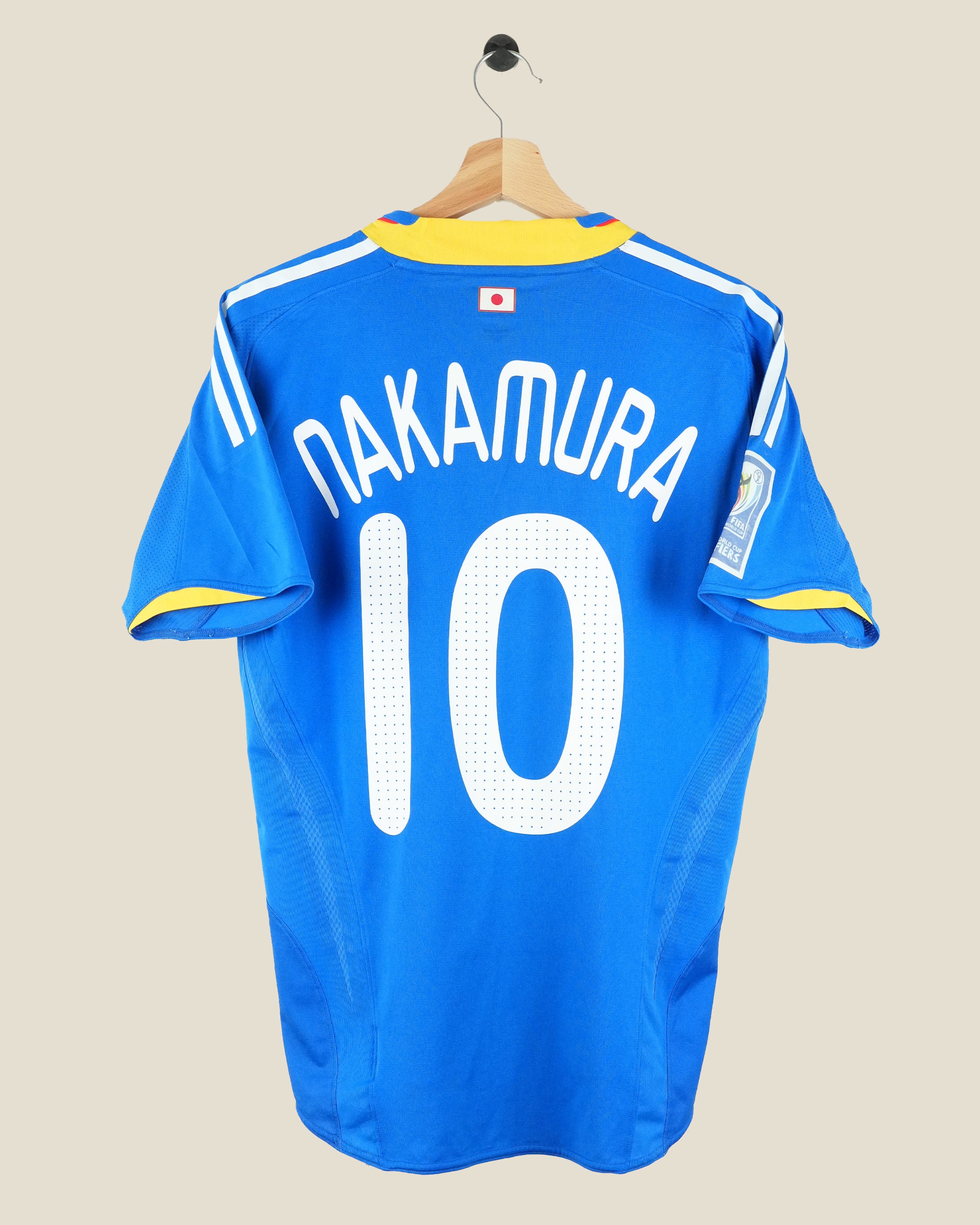JAPAN 2008 NAKAMURA HOME PLAYER ISSUE WORLD CUP SHIRT (L) ADIDAS