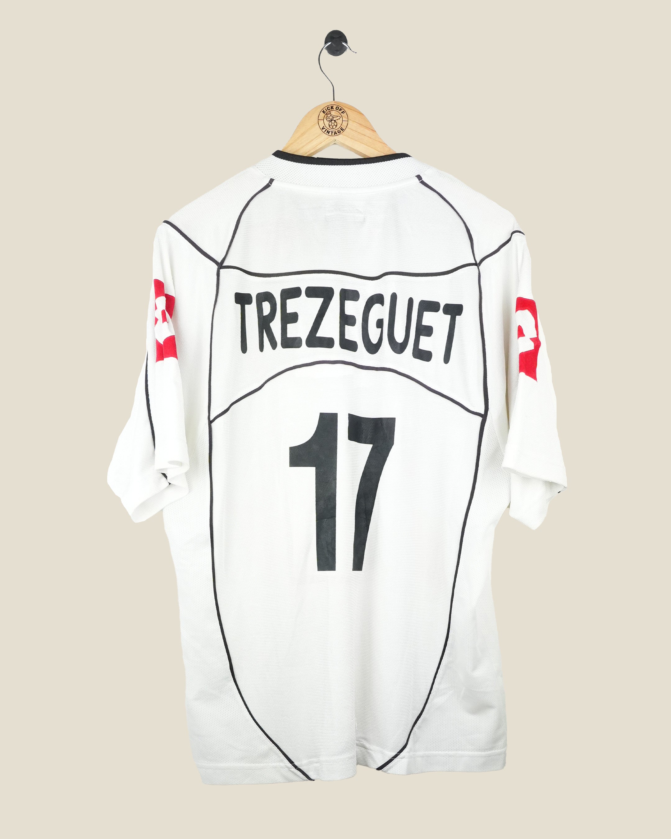 JUVENTUS 2002/03 TREZEGUET AWAY SHIRT (L) LOTTO