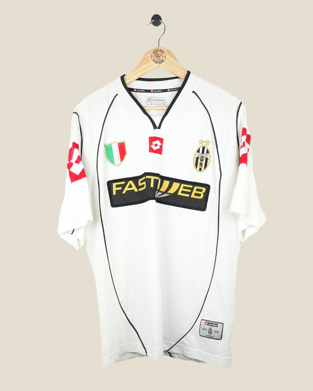JUVENTUS 2002/03 TREZEGUET AWAY SHIRT (L) LOTTO