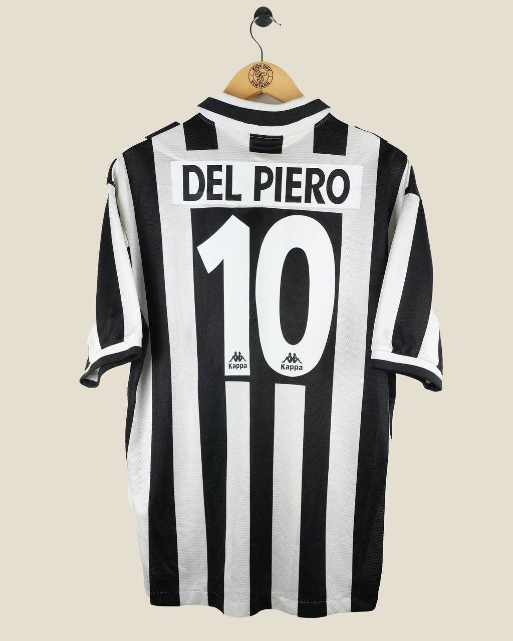 JUVENTUS 1995/96 DEL PIERO HOME SHIRT (L) KAPPA