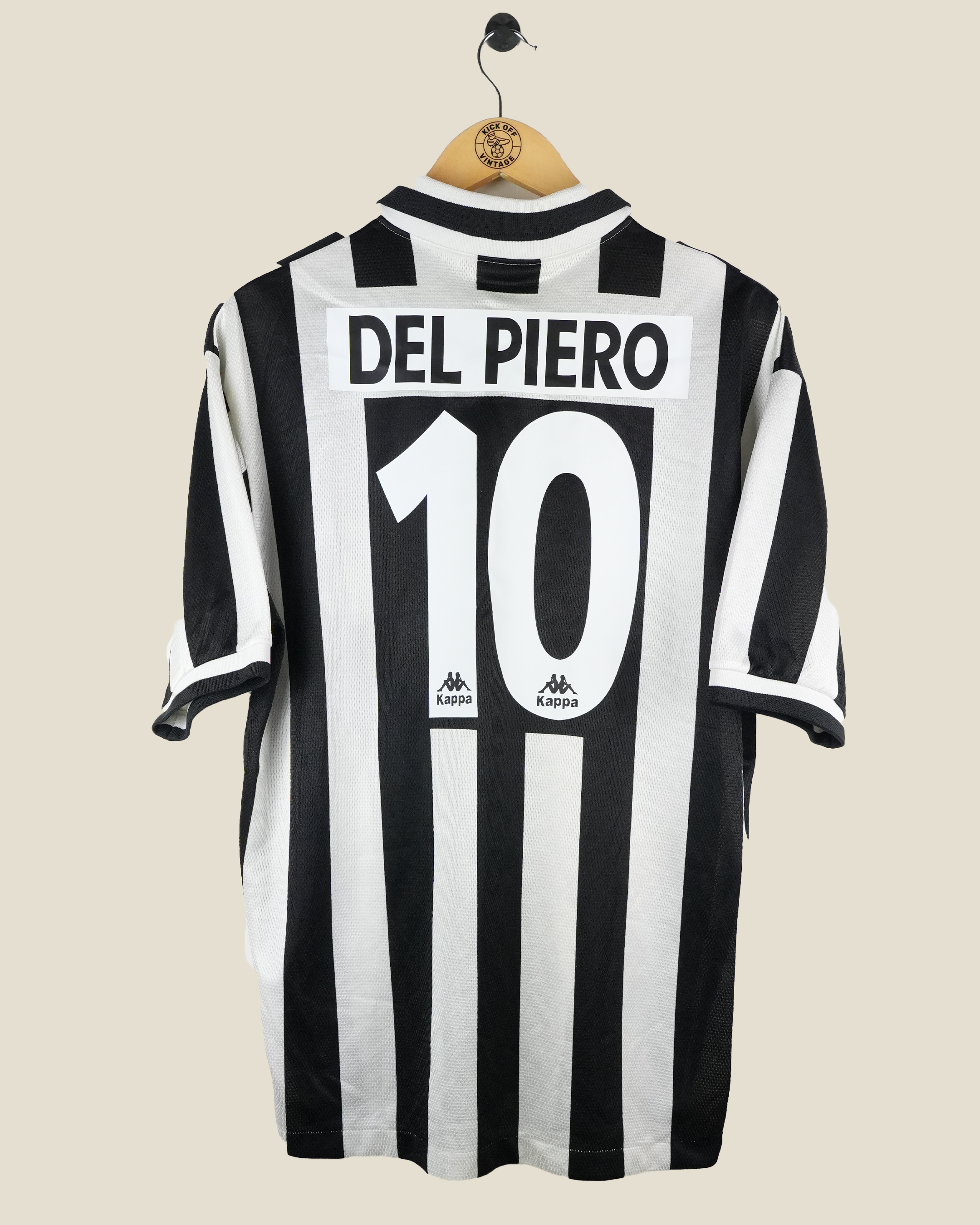 JUVENTUS 1995/96 DEL PIERO HOME SHIRT (L) KAPPA