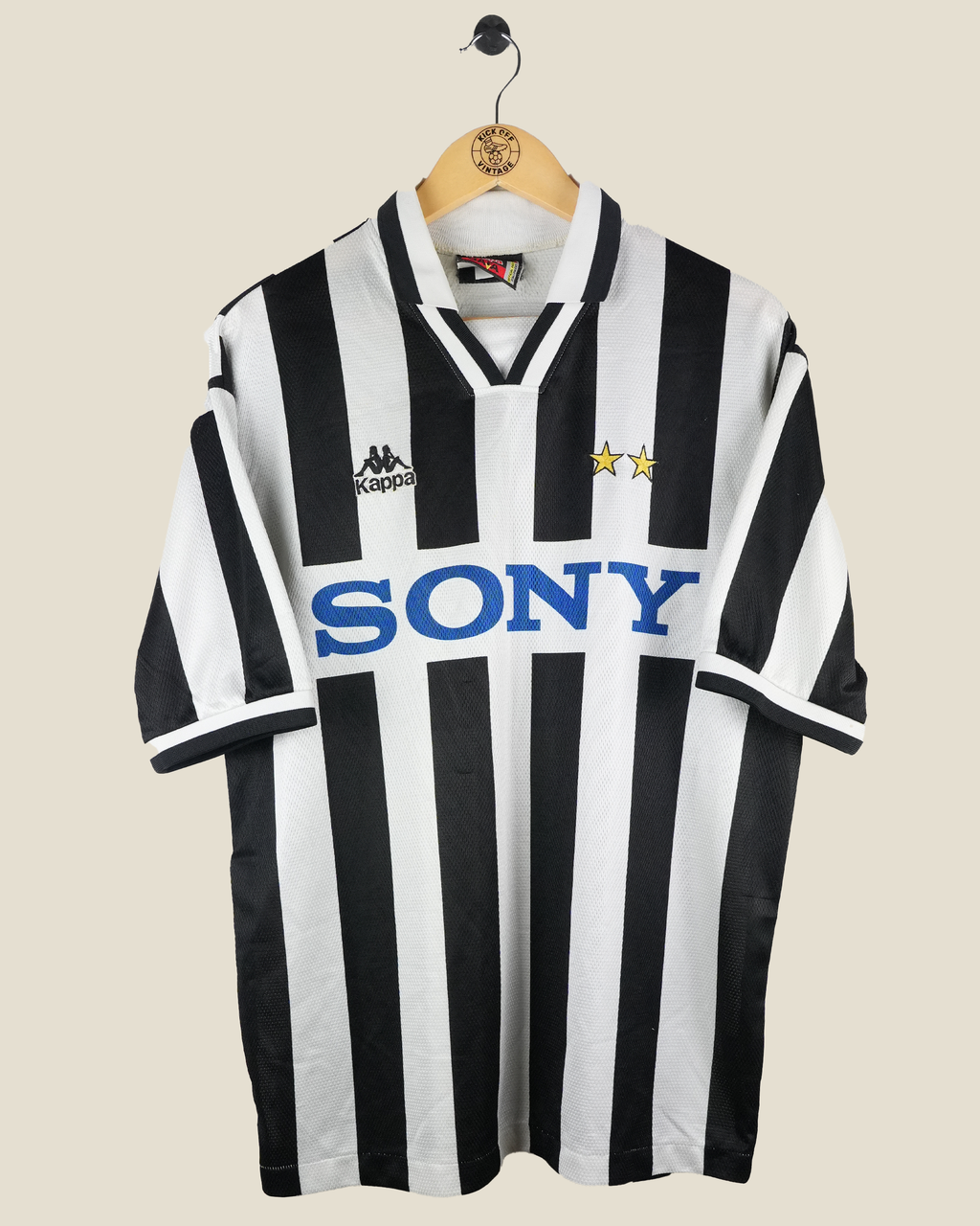 JUVENTUS 1995/96 DEL PIERO HOME SHIRT (L) KAPPA
