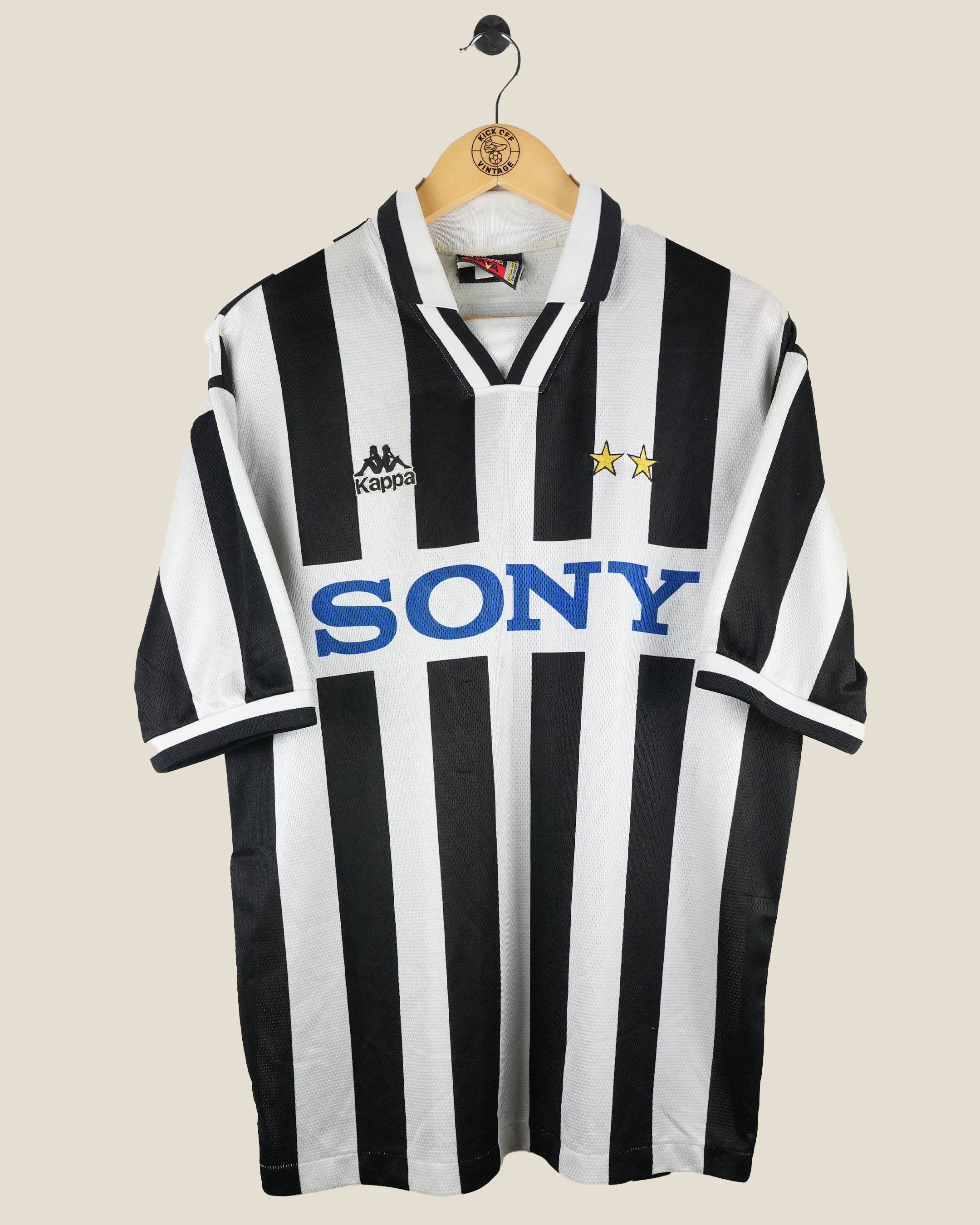 JUVENTUS 1995/96 DEL PIERO HOME SHIRT (L) KAPPA