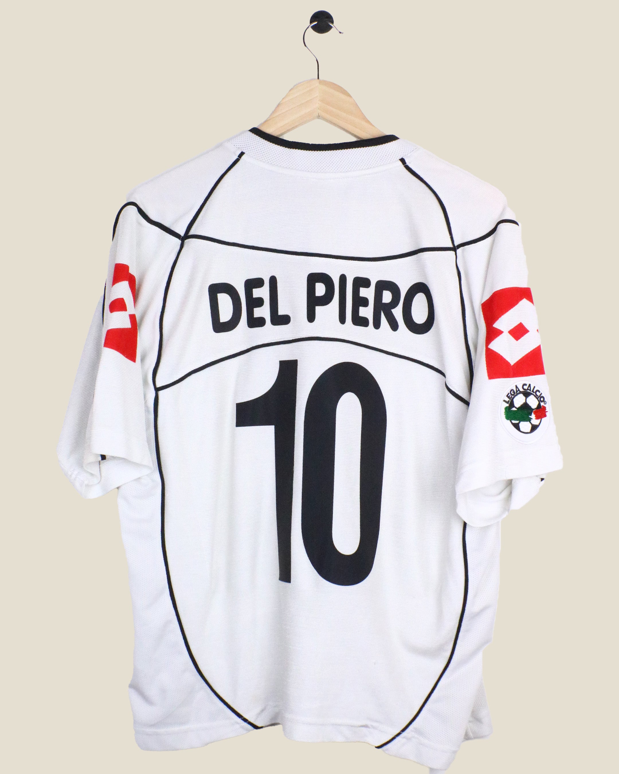 JUVENTUS 1998/99 DEL PIERO #10 HOME (XL) LOTTO – Kick Off Vintage